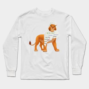 Maine in mane Long Sleeve T-Shirt